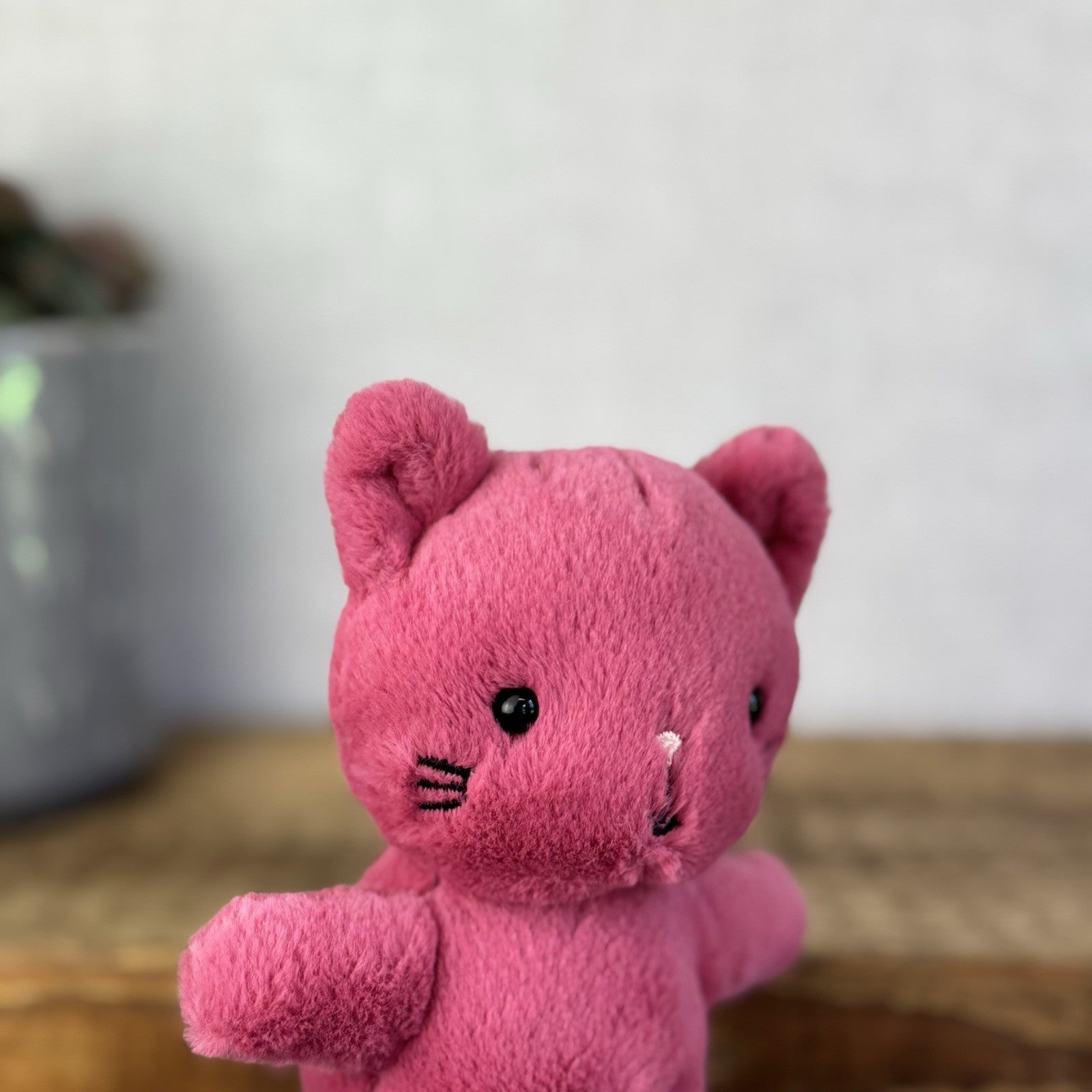 Jellycat Sweetsicle Cat - Tiny Pink Rabbit Plush Beanie New Without Tags 5"