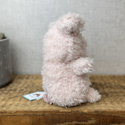 Jellycat Little Pig - Fluffy Pink Piglet Soft Toy Small Curly Fur Retired 7"