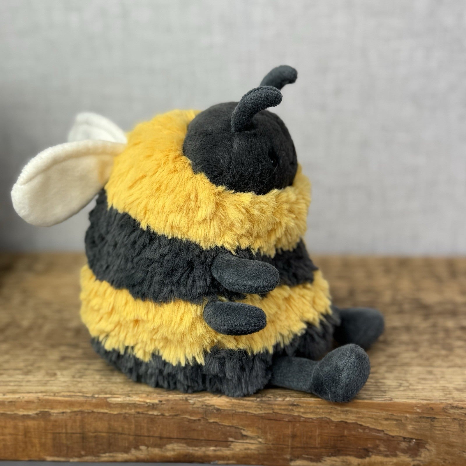 Jellycat Albee Bee - Small Bumble Bee Beanie Plush New With Tags 6"