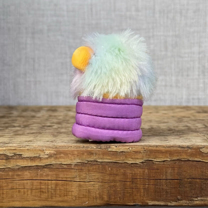 Squishmallow Squishville - Leonard The Lion + Accessory - Tiny Lion Rainbow Mane