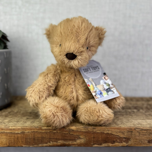 Jellycat Small Benjamin Bear - Maple Colour Small Beanie Bear Plush NWOT 10"