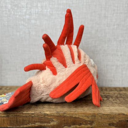 Jellycat Lois Lionfish - Retired Orange Fish Soft Toy Beanie Plush Tropical Fish