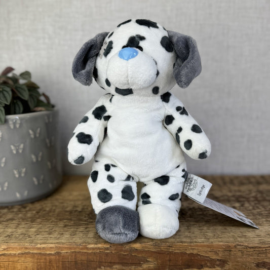 Blue Nose Friends Floppy Friends Splodge - Beanbag Puppy Dog Grey/White 11"