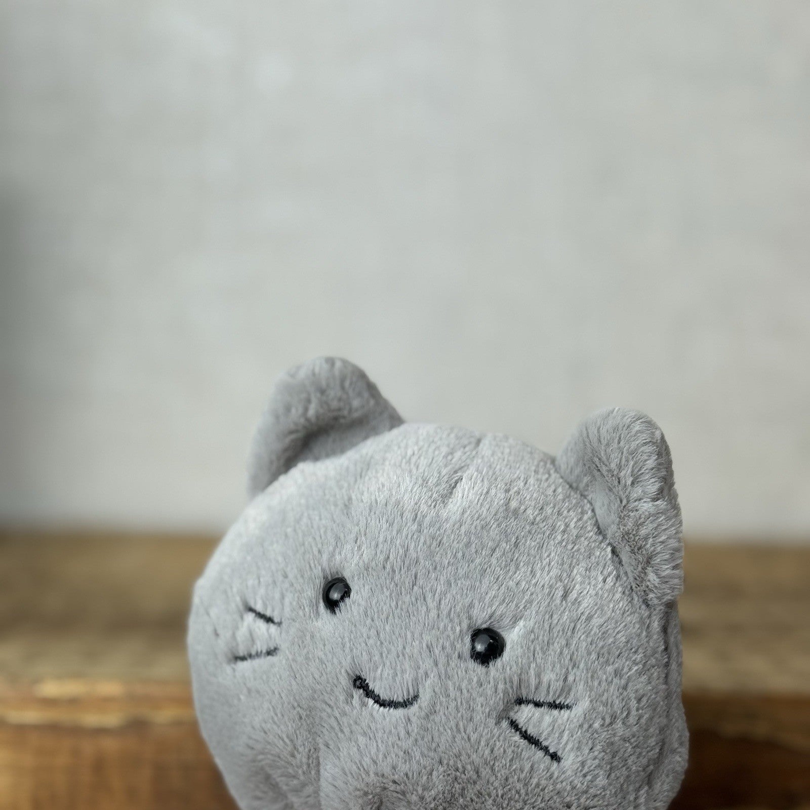 Jellycat Amuseabean Kitty - Small Grey Beanie Kitten Cat Soft Toy Retired 5”