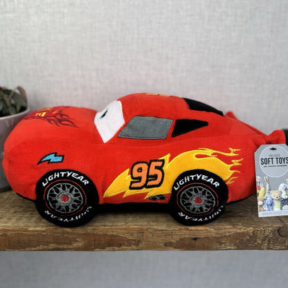 Disney Pixar Cars Lightening McQueen Plush Toy Pillow Soft Plush Cushion 15"