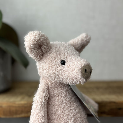 Jellycat Chou Chou Pig - ChouChou Piglet Textured Soft Light Pink Pig Plush 10”