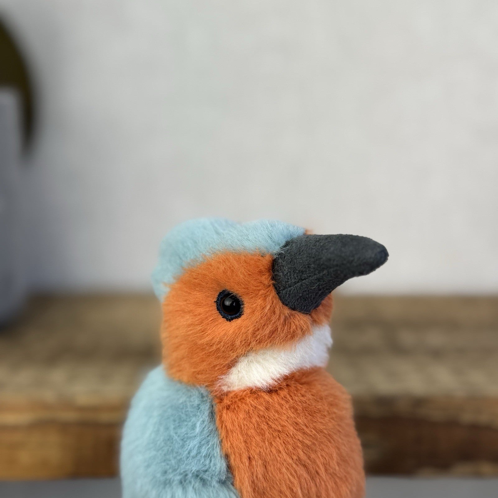 Jellycat Birdling Kingfisher - Small Fluffy Beanie Bird Plush Pocket Pal Tags 5"
