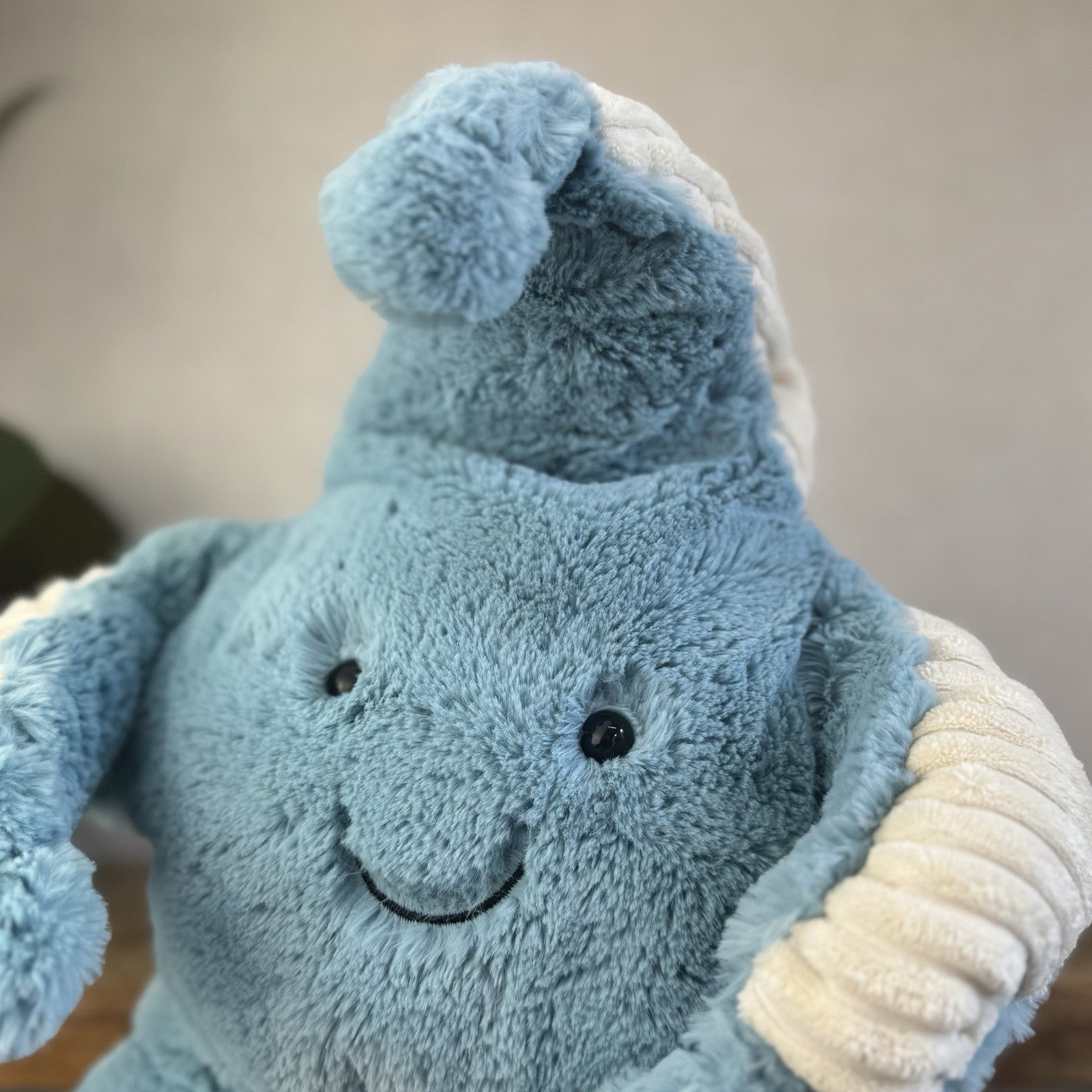 Jellycat Skye Starfish Plush Toy Large Blye Beanie Starfish Plush With Tags 16”
