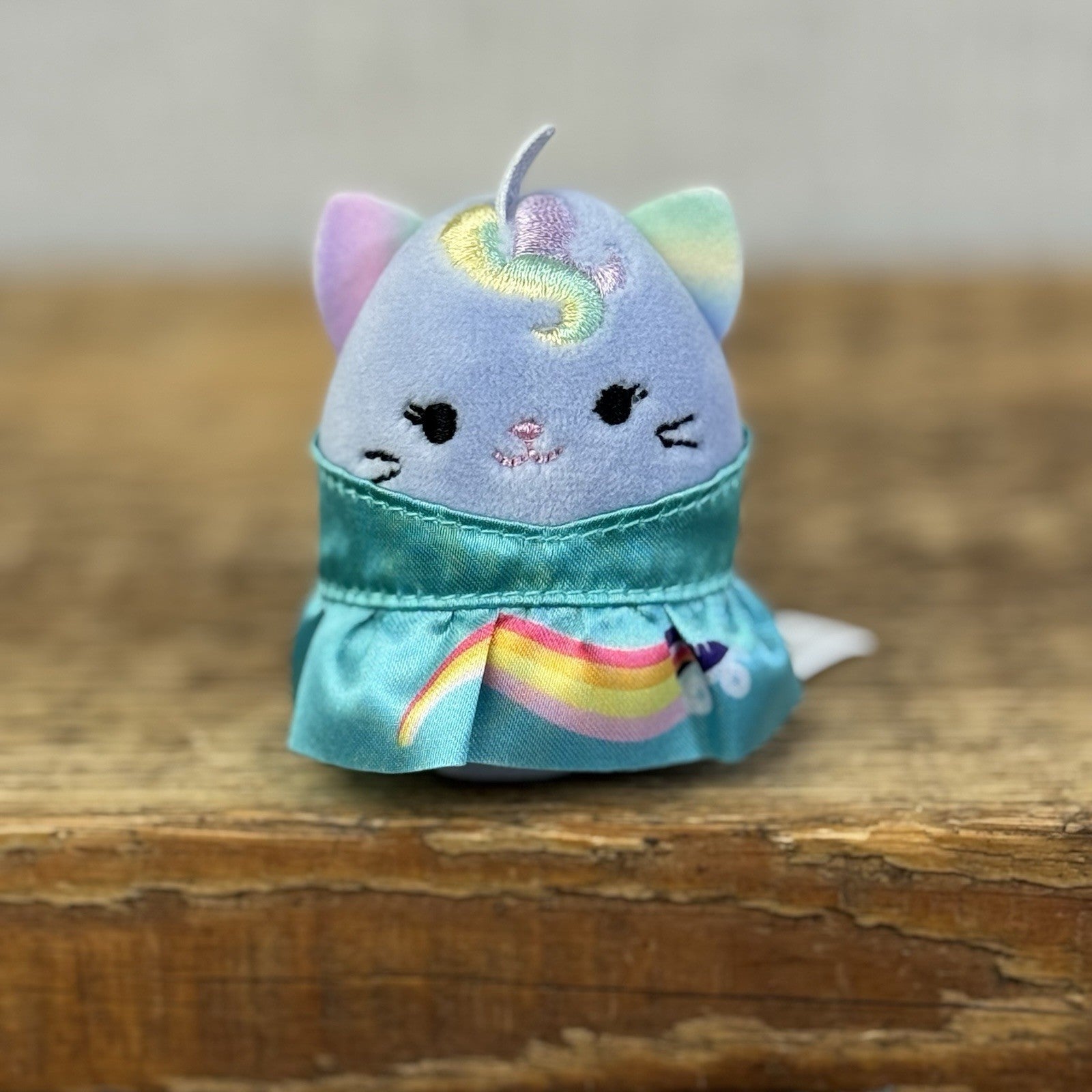 Squishmallow Squishville - Clarice The Caticorn Series 6 Purple With Accessory
