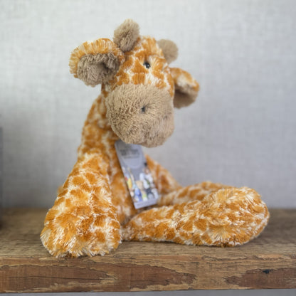 Jellycat Merryday Giraffe - Tall Giraffe Soft Long Tail Plush Beanie 15” (#2)