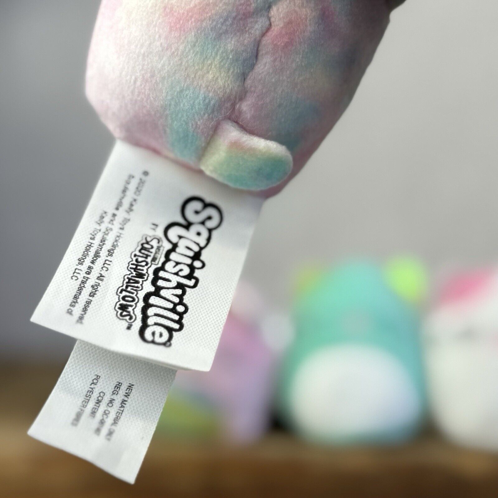 Squishmallow Squishville Pink/Blue Cat Bundle - Risa, Cindy, Charisma, Sabrina