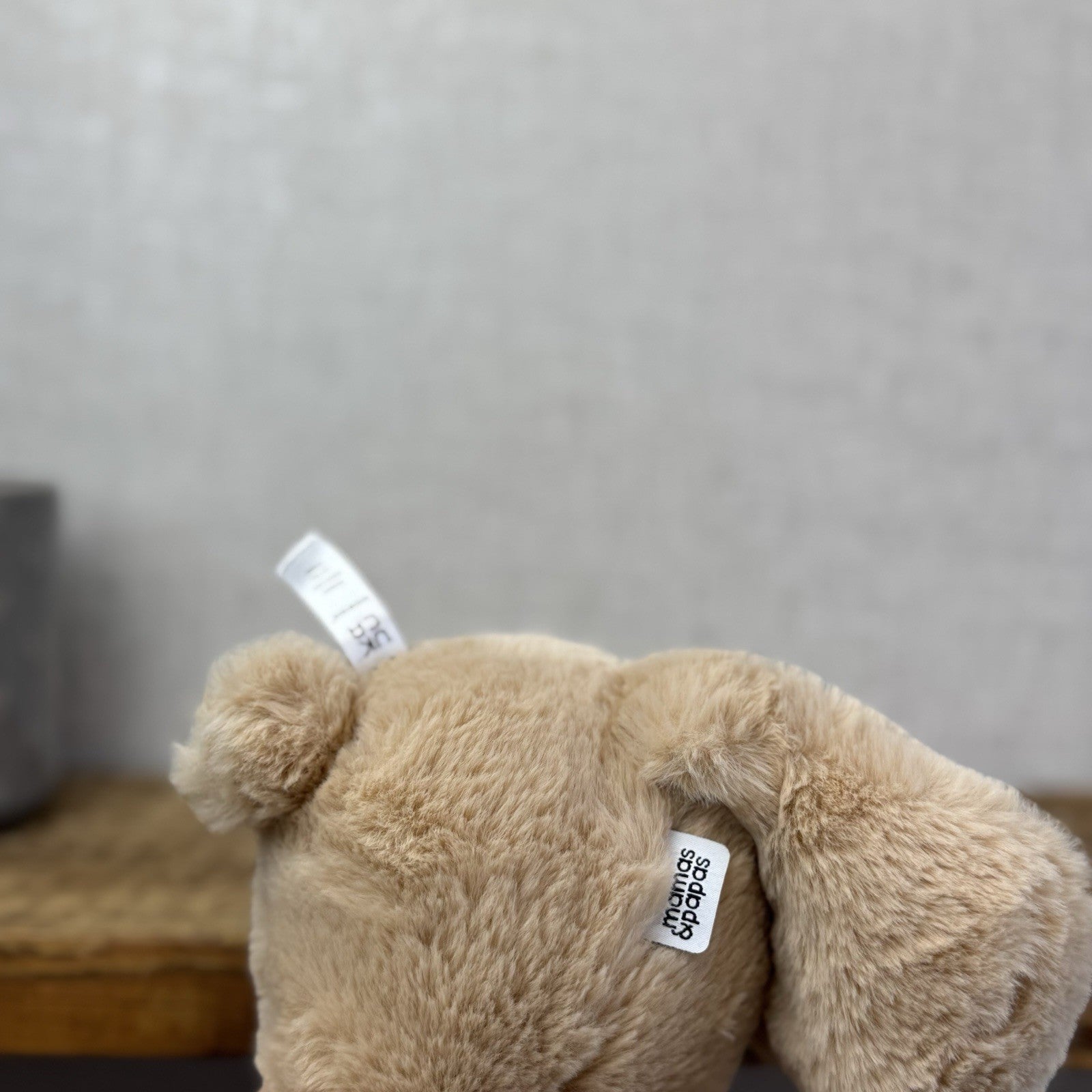 Mamas And Papas Soft Toy Welcome To The World Bear Super Soft Beige Bear 12"