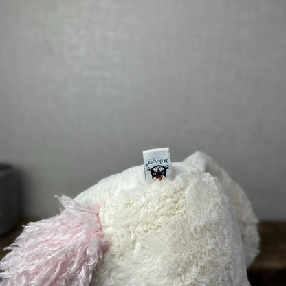 Jellycat Huge Bashful Unicorn - Huge White/Pink Retired Unicorn Soft Beanie 22"