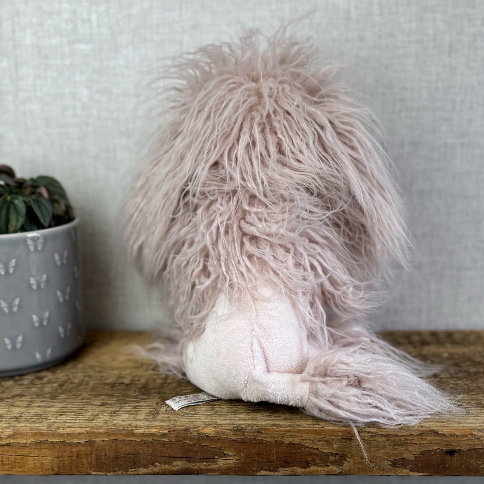 Bukowski Bears Princess Poddle - Pink Long Hair Fluffy Poodle Soft Toy Beanie