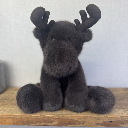 The Little White Company Large Beanie Reindeer/elk Fluffy Super Soft Rare 15”