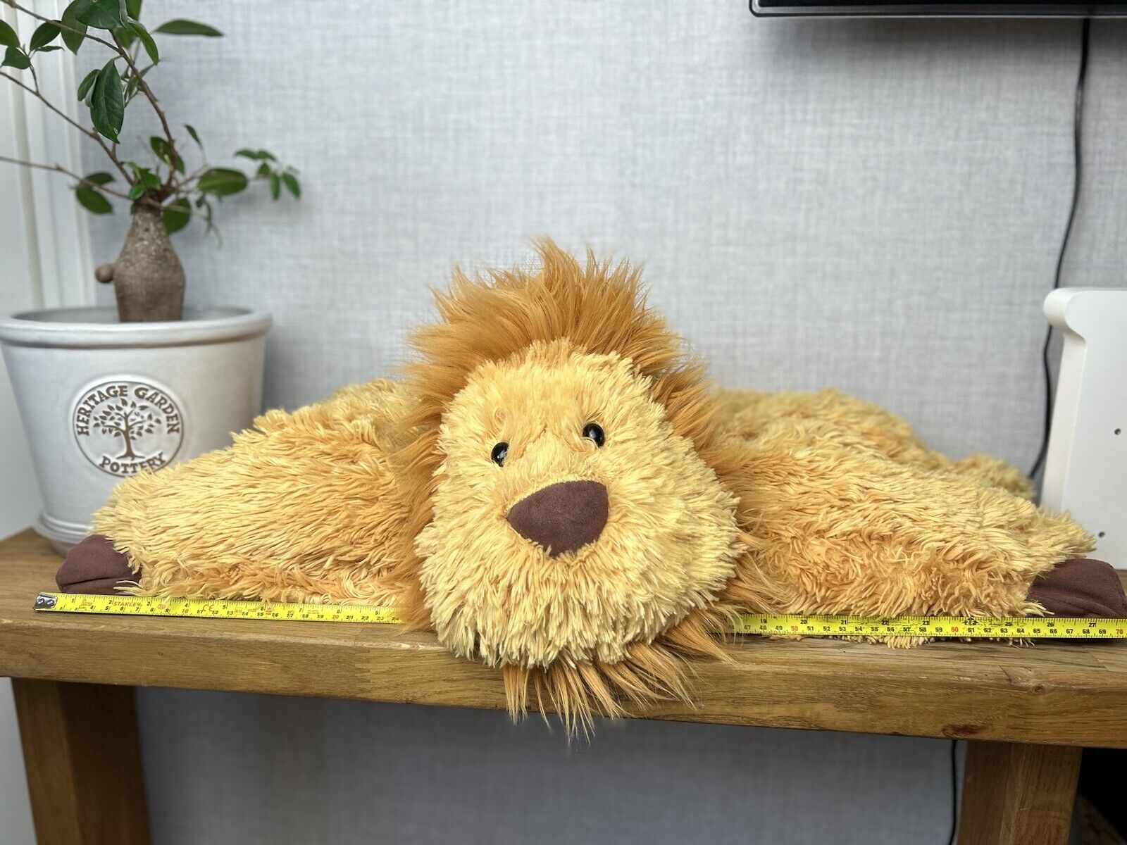 Jellycat HUGE Truffles Lion - Truffles Lion - Large Pillow Plush Lion Soother