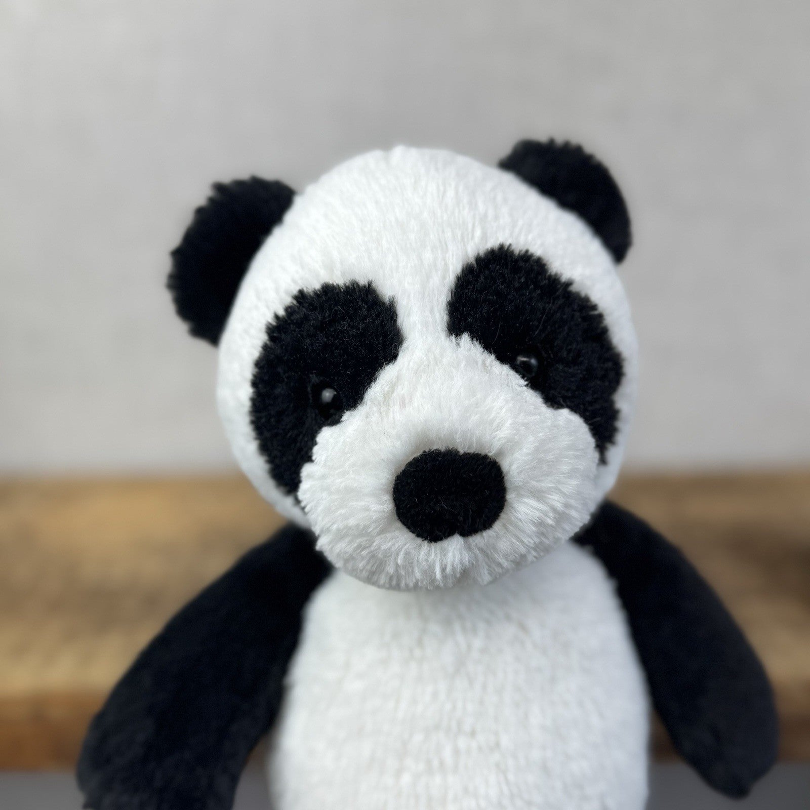 The Little White Company Panda Soft Toy- Soft Panda Beanie 12"