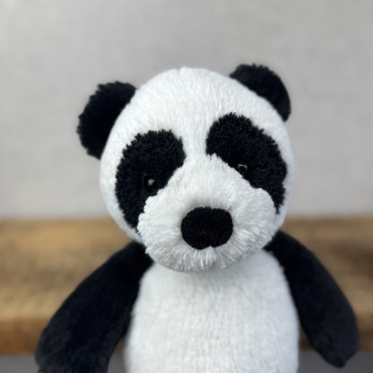 The Little White Company Panda Soft Toy- Soft Panda Beanie 12"