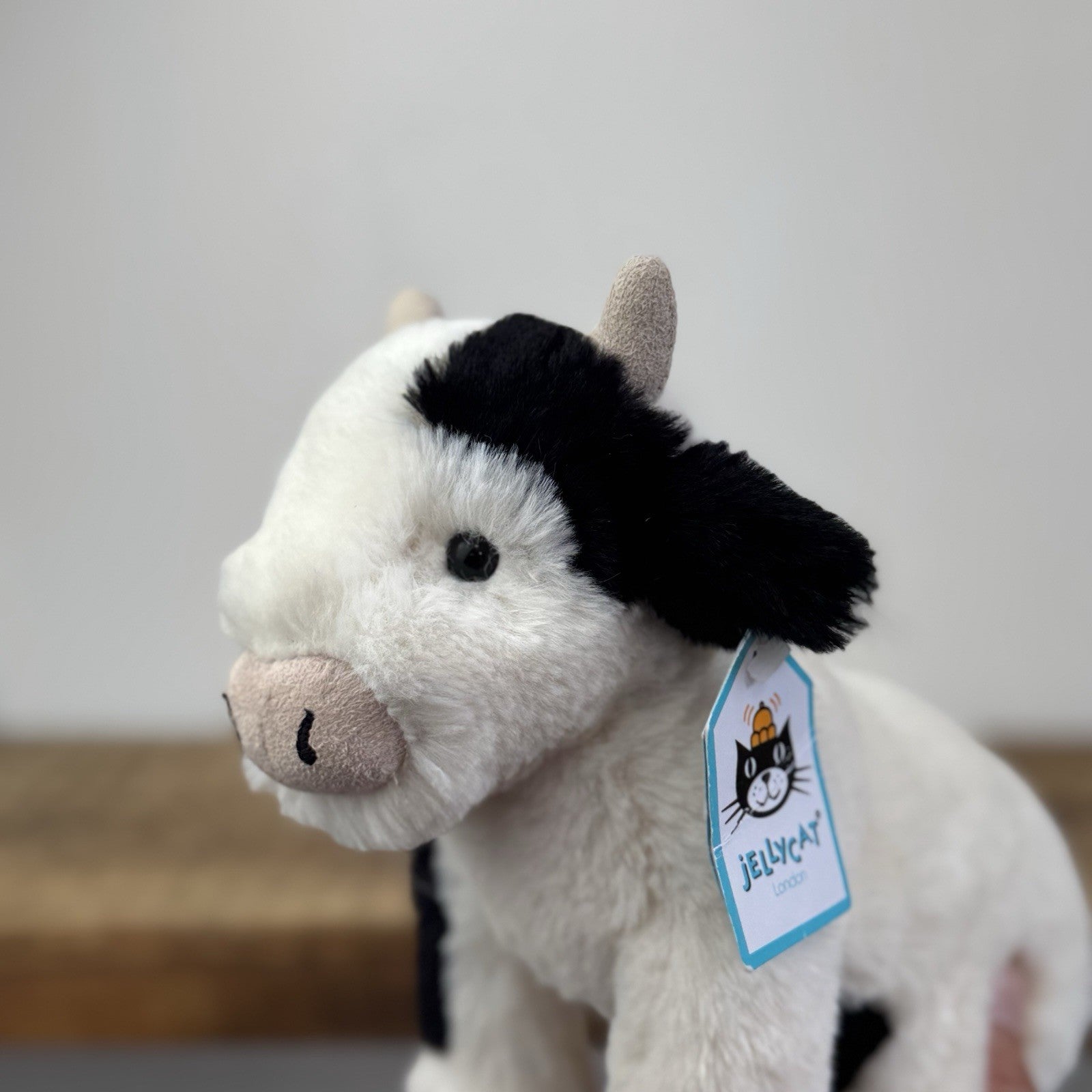 Jellycat Small Carey Calf - With Tags Small Calf/Cow Beanie Retired/Rare 8"