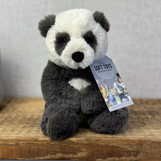 Jellycat Small Harry Panda Cub - Super Soft Panda Beanie Plush 8” Rare (#3)