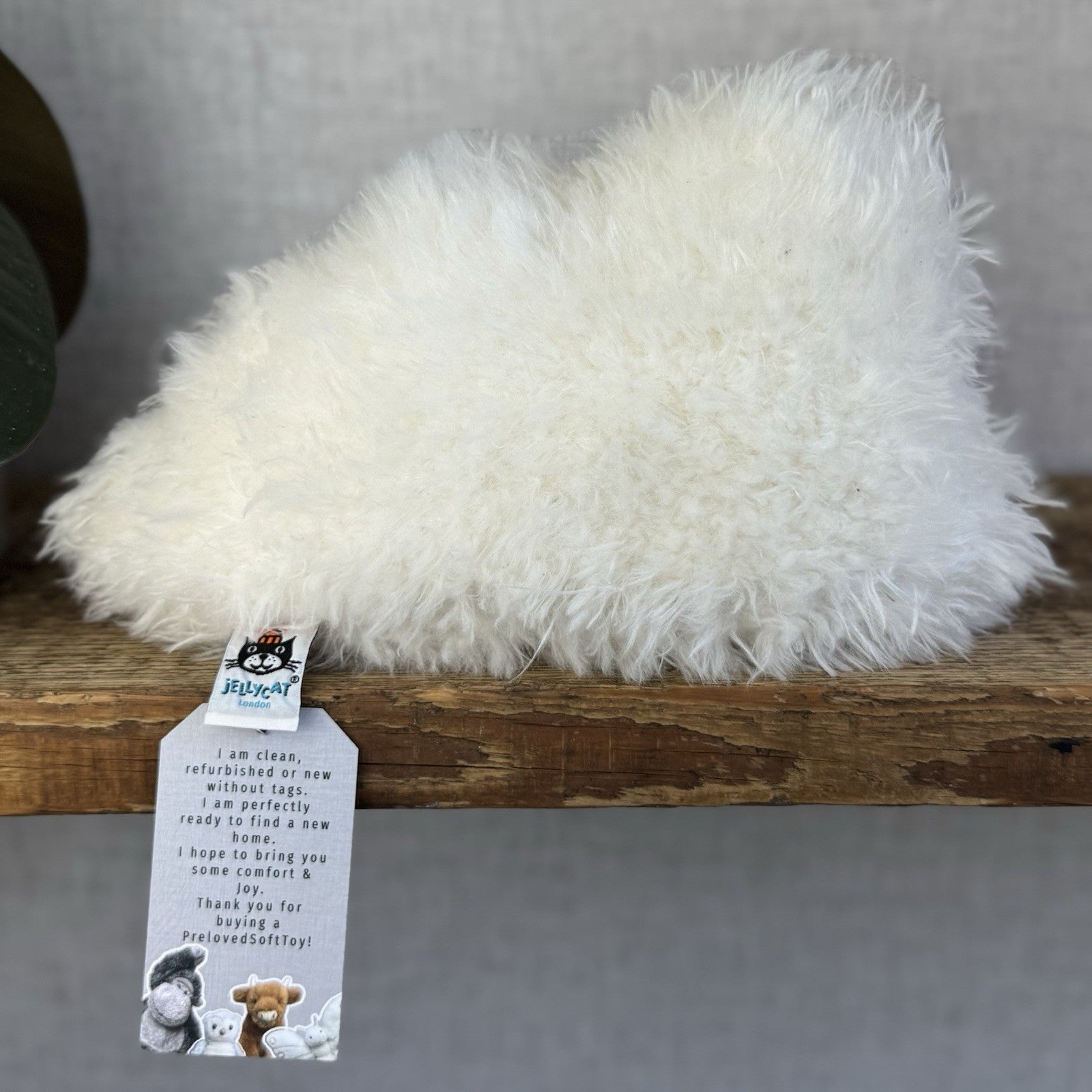 Jellycat Medium Amuseable Cloud Retired Rare Soft Toy Weather Decor Plush Beanie
