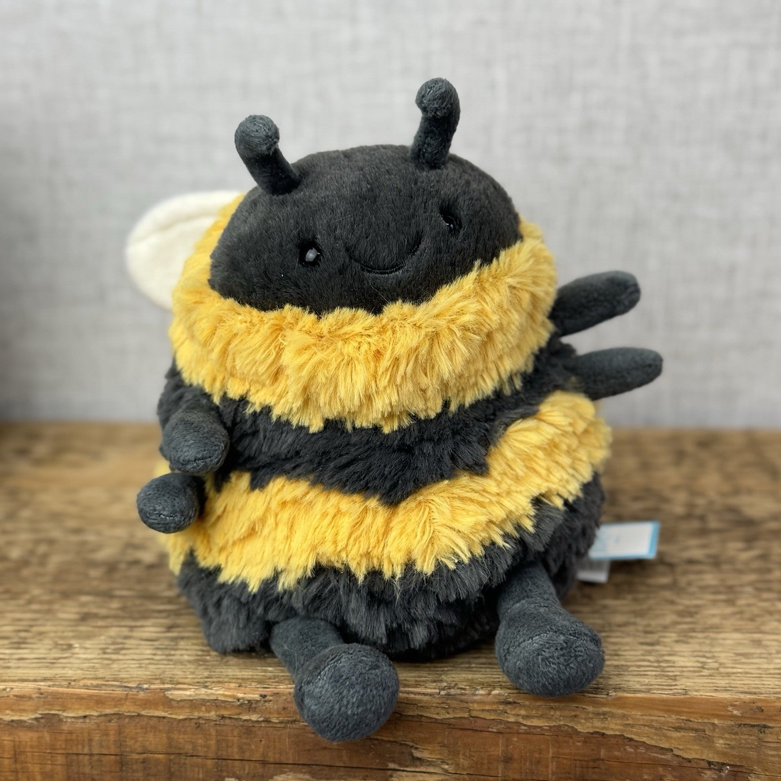 Jellycat Albee Bee - Small Bumble Bee Beanie Plush New With Tags 6"