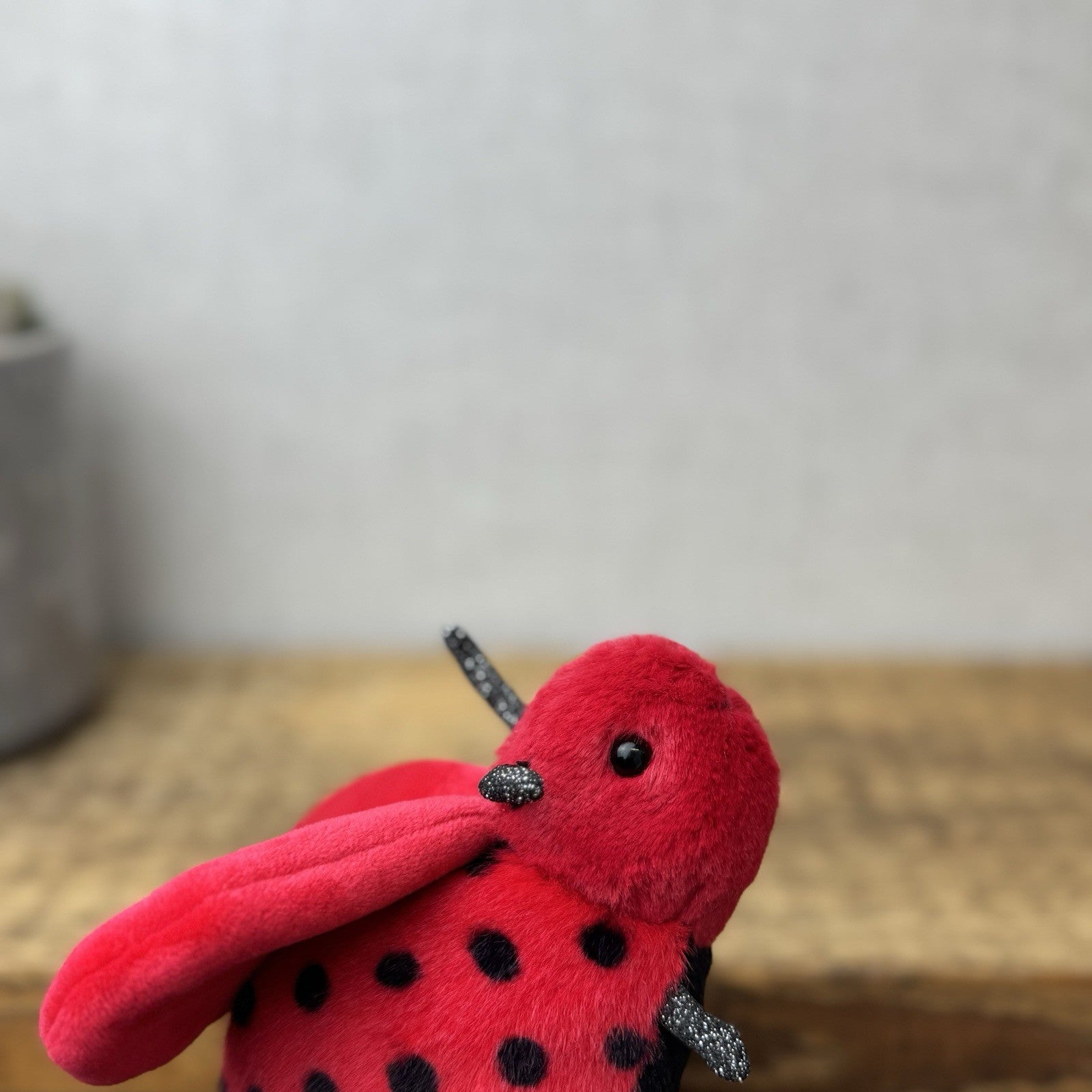 Jellycat Loulou Love Bug - Mini Ladybird Soft Toy Beanie Plush New With Tags 5"