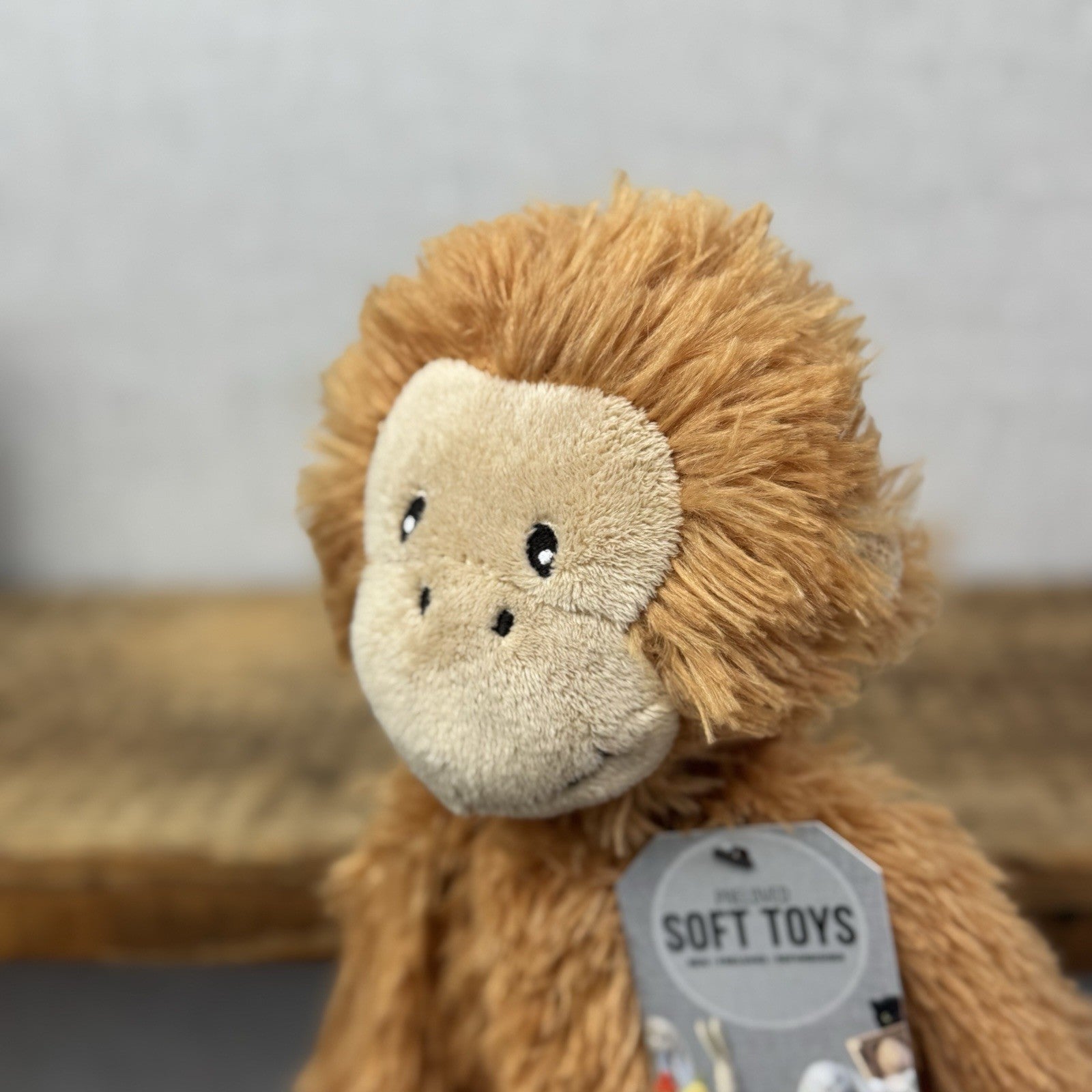 Marks & Spencers Medium Cheeky Monkey  - Orange/Tan Orangutan Retired  - 2632278