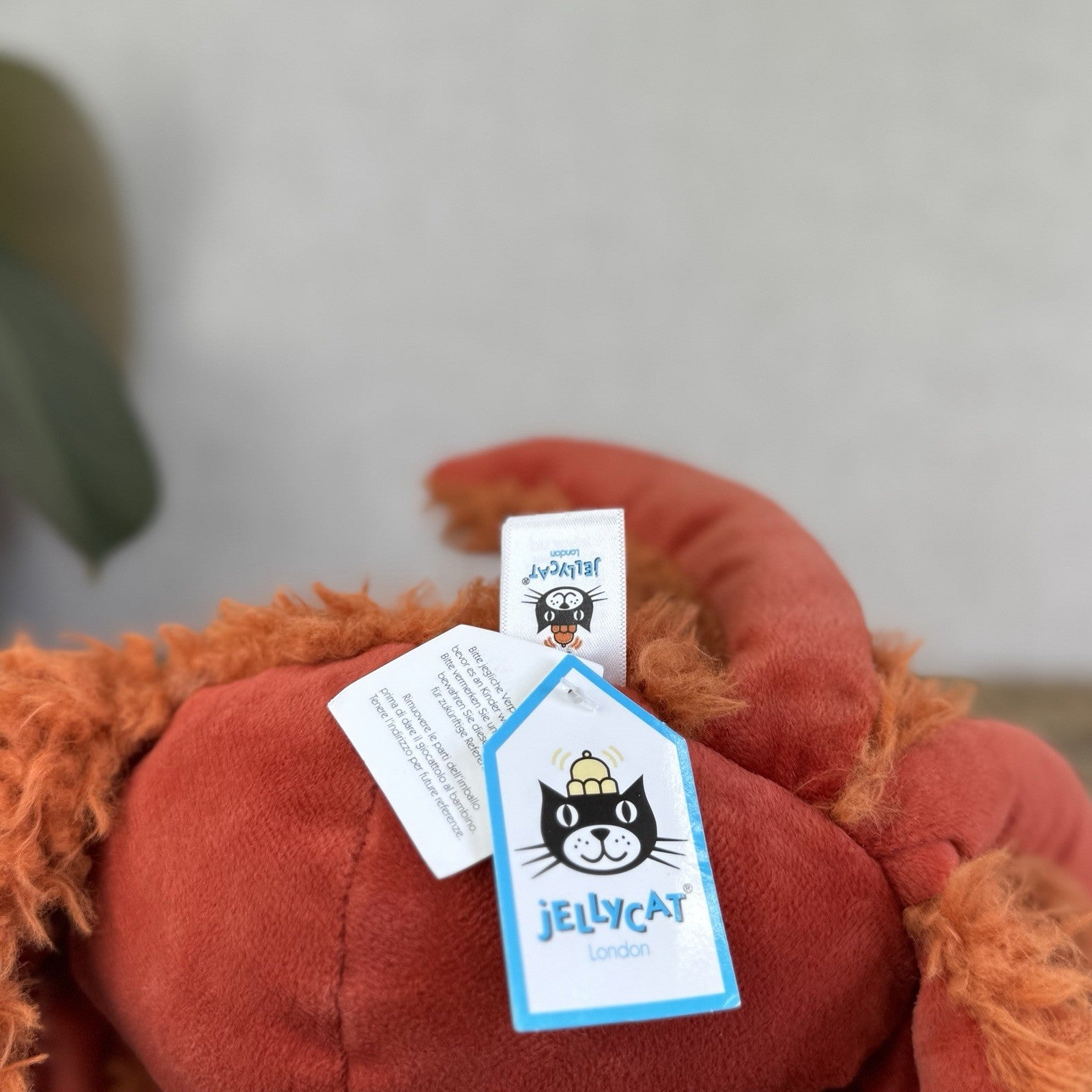 Jellycat Spindleshanks Crab - Red Fluffy Legs Crab Retired Soft Toy Beanie 12”