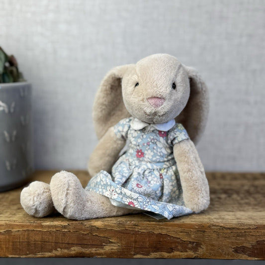 Jellycat Floral Lottie Bunny - Lottie Bunny In Floral Dress Retired- Small 10"