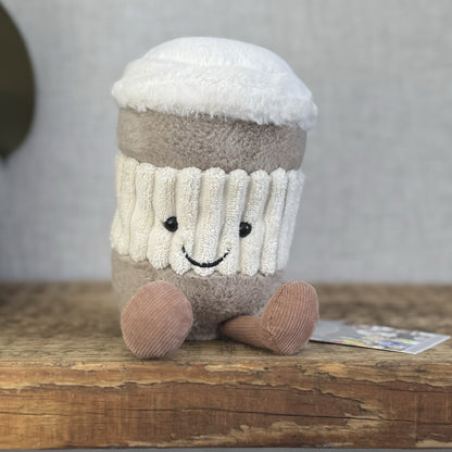 Jellycat Amuseable Coffee To Go Cup - Coffee Cup Soft Toy Collectible 8" (#2)