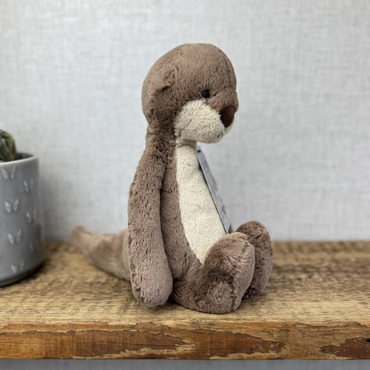 Jellycat Medium Bashful Otter - Rare & Retired Otter Soft Toy Beanie Medium 12"