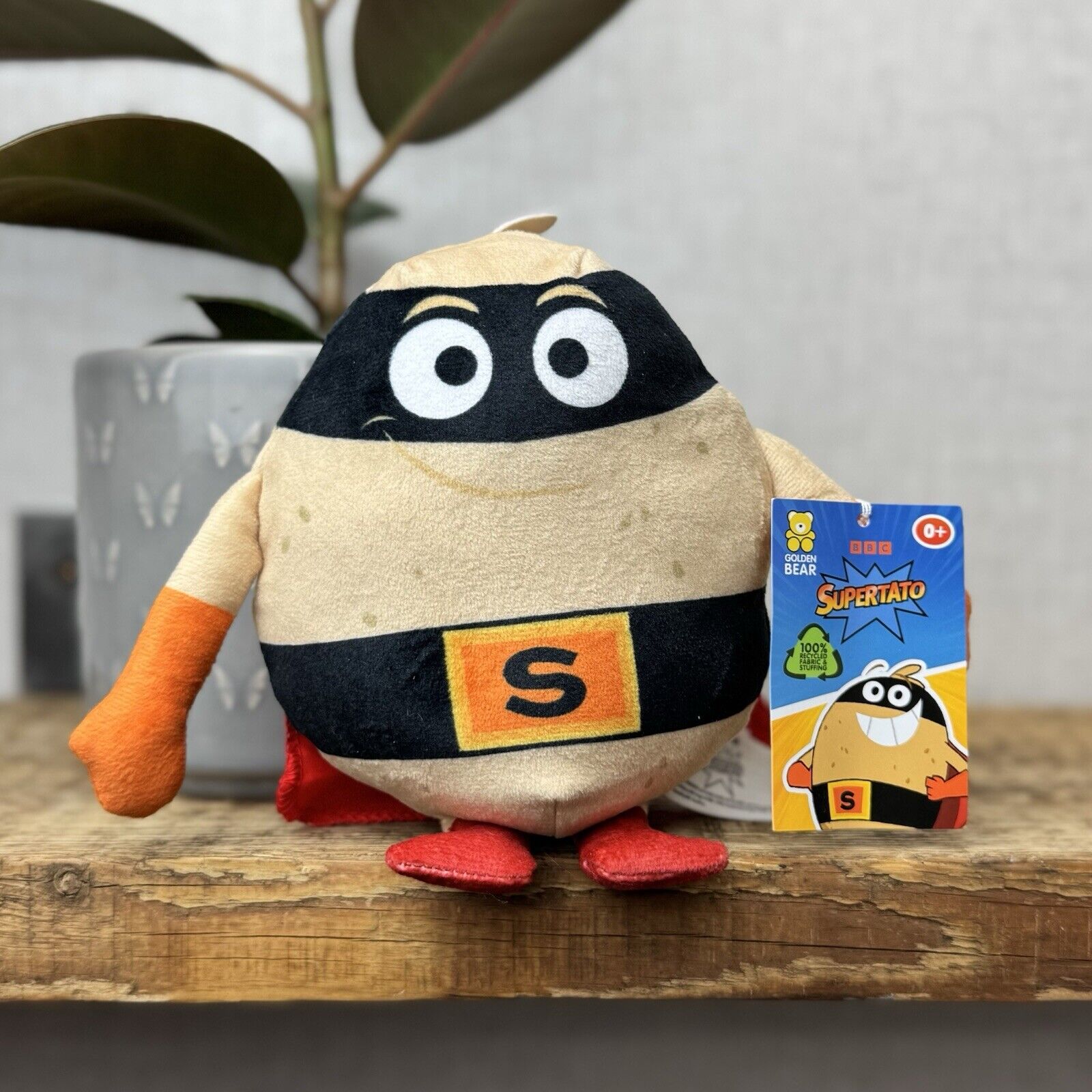 Cbeebies Supertato Soft Toy Plush - Small Super Potato Plush Character Kids New