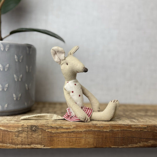 Maileg First Edition Mum Mouse - 2012 Vintage Mum Mouse With Skirt 