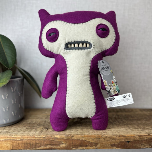 Fuggler Funny Ugly Monster Lil Demon Purple - Large Fuggler Purple Rare 12”