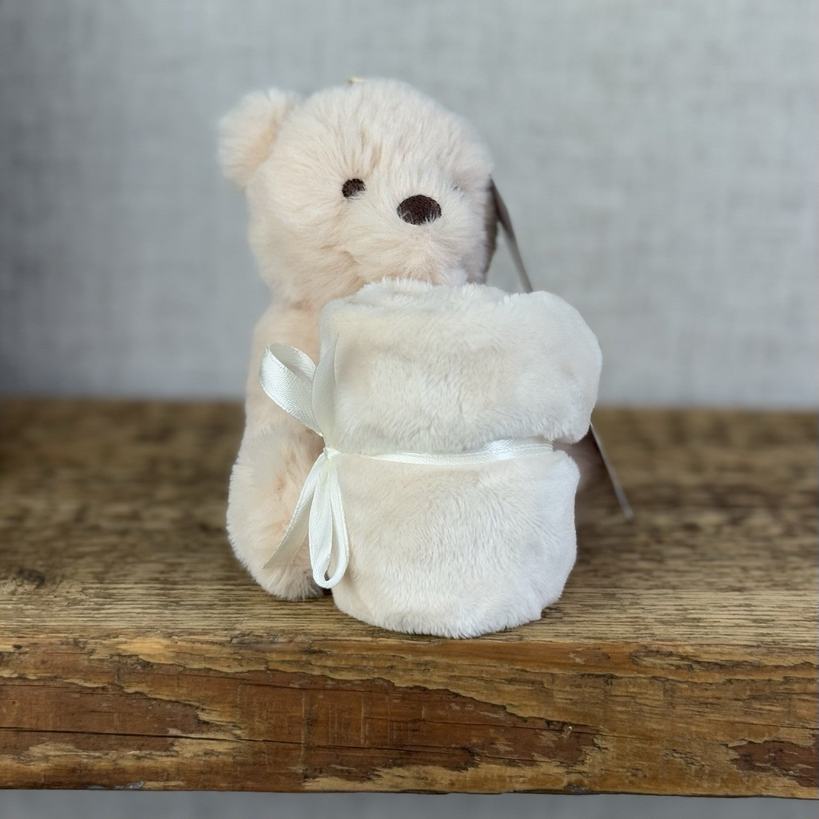 Marks & Spencer’s Bear Comforter Blanket - Beige Soother Comfort Toy Retired