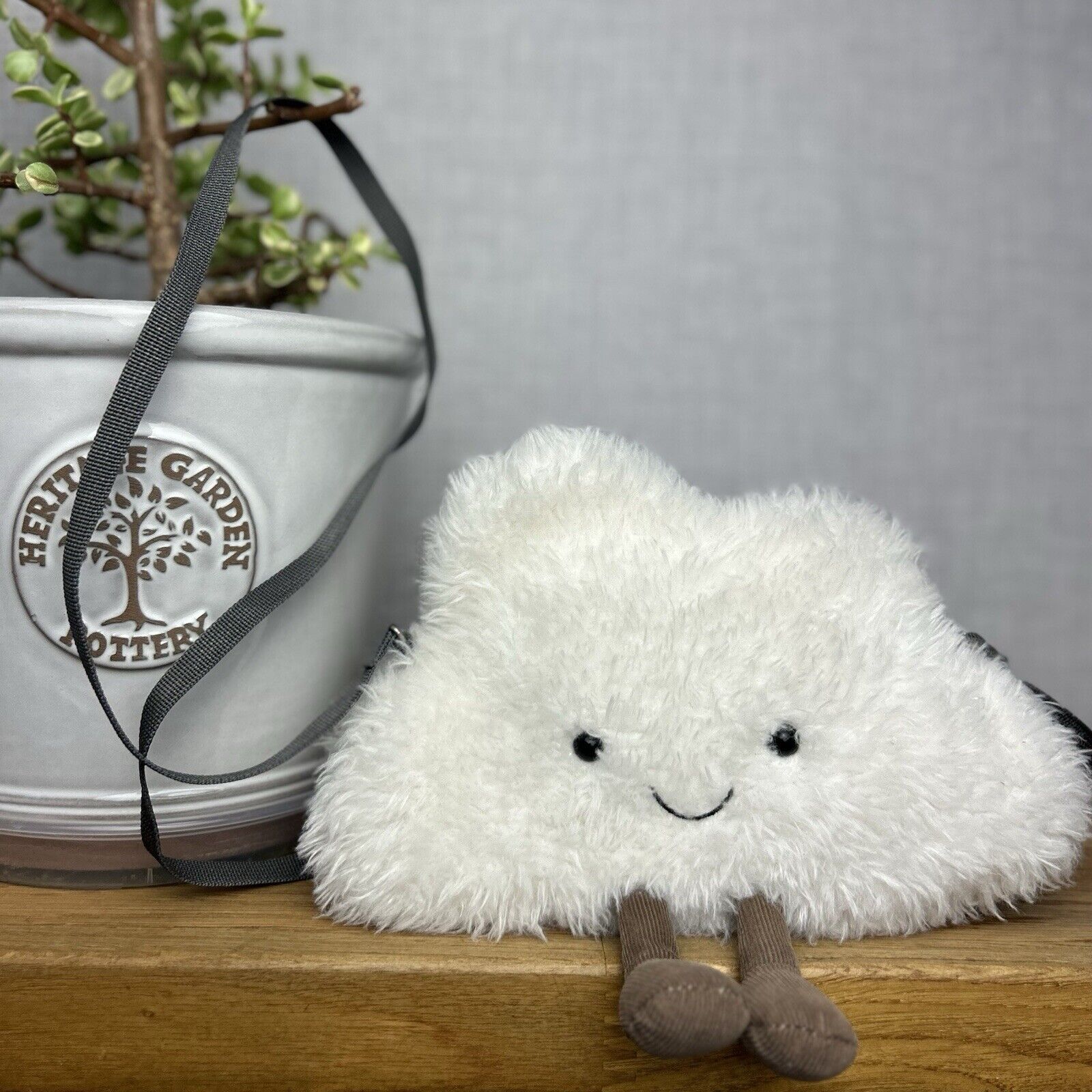 Jellycat Amuseable Cloud Bag Soft Plush Toy Shoulder Bag Purse - Cloud Bag 