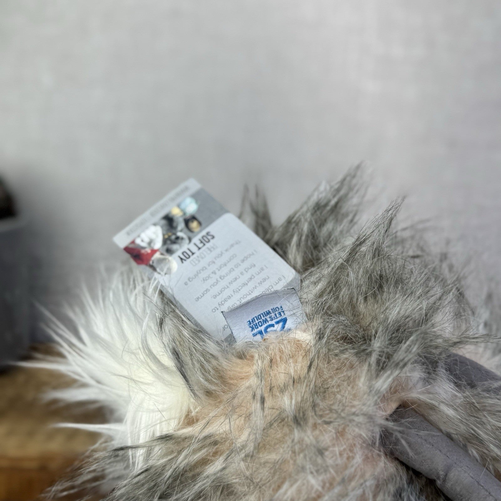 Aurora Luxe Boutique Sadira Ostrich - Fluffy Beanbag Plush 15”ZSL Collaboration