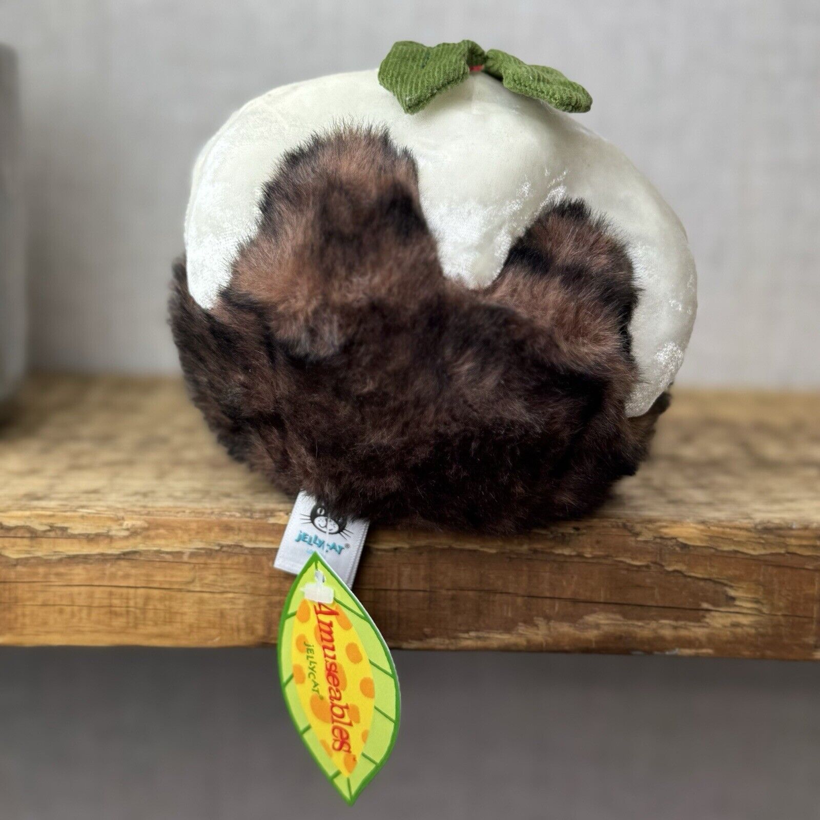 Jellycat Amuseable Christmas Pudding - Retired First Release Fluffy Pudding 5”