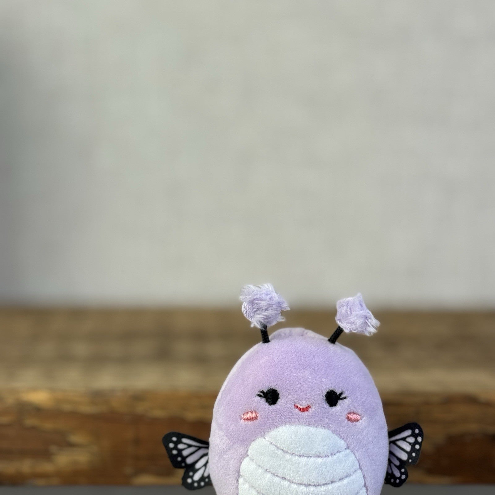Squishmallow Squishville - Bibiana Butterfly - miniature Purple/Black 2"