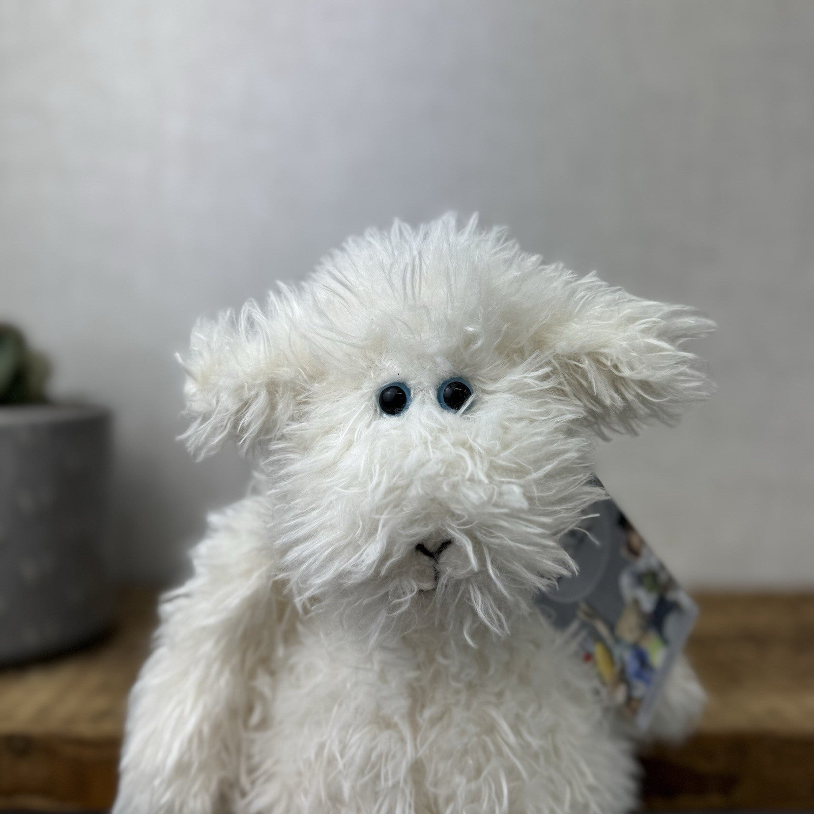 Jellycat Small Muffin Lamb - Fluffy Sheep Blue Eyes NWOT Rare Cute 12"