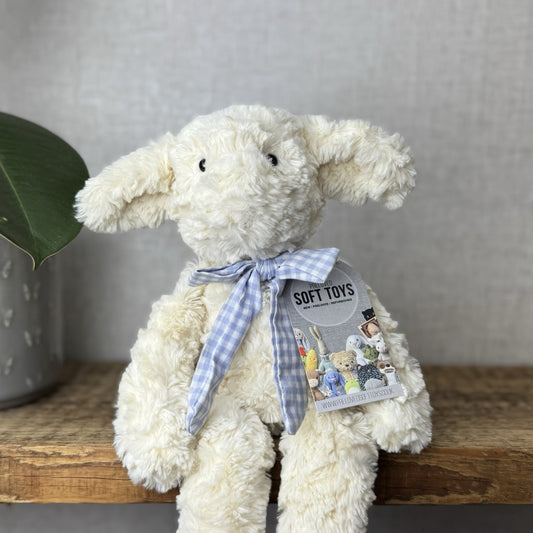 John Lewis Shushky Lamb (Jellycat Collaboration) Cream Curly Lamb Long Legs 15”