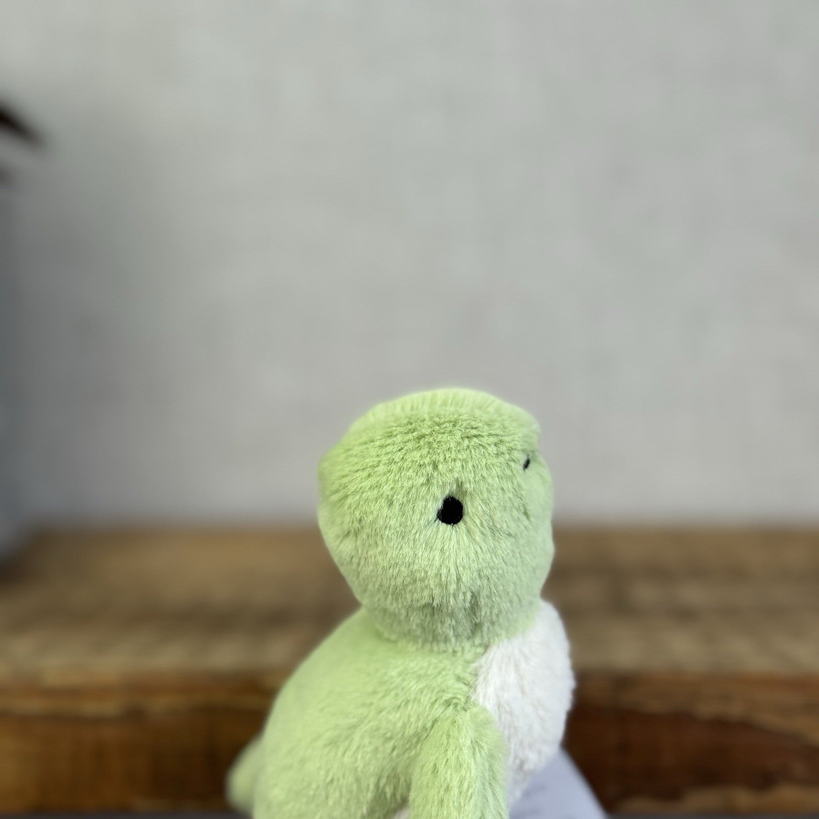 Jellycat Fluffy Turtle - Small Green Sea Turtle Soft Toy Beanie Sea Creature 4"