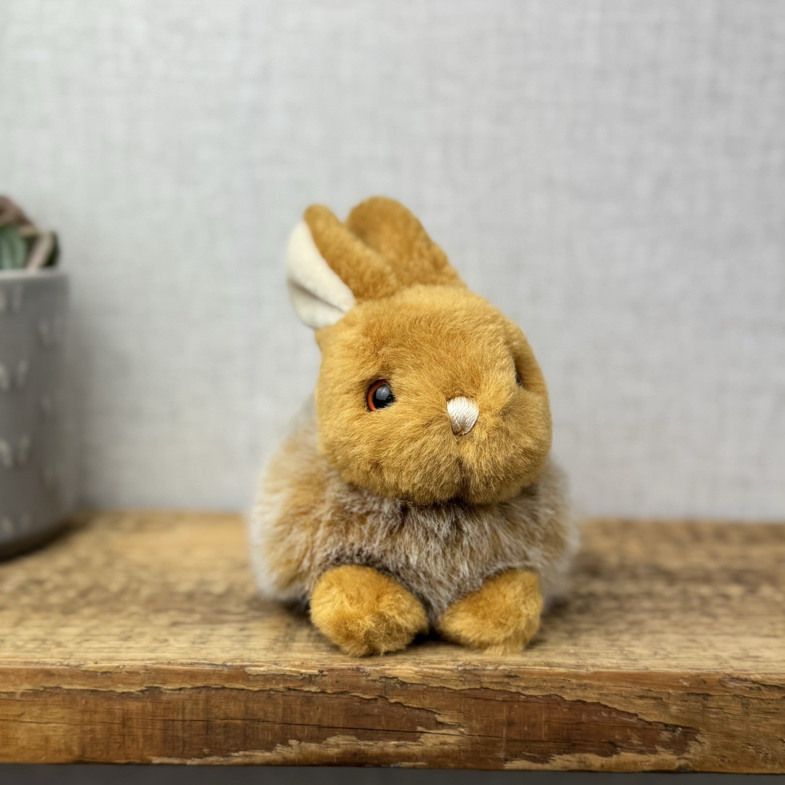 John Lewis Vintage Bunny Rabbit Beanie - Mini Bob Tail Beanie Plush Fluffy 6"