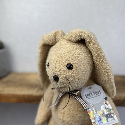 Mamas And Papas Vintage Bramwell Bunny Soft Toy Large 17 Beige Fleece Bunny