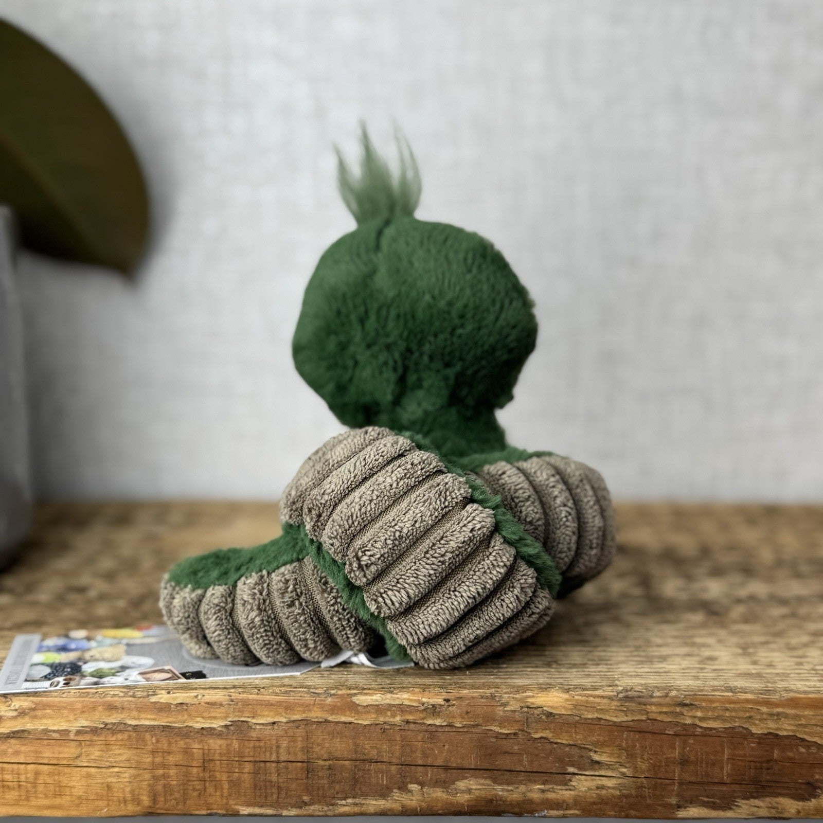 Jellycat Retired Green Wiggly Worm - Bug Soft Toy Beanie Cute Retired 7"