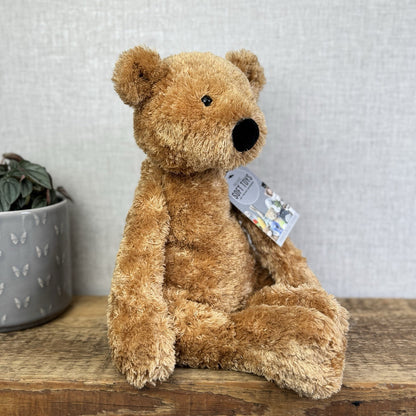 Jellycat Large Tumbler Bear - Large Scruffy Cute Bear Soft Toy Plush Vintage 16”