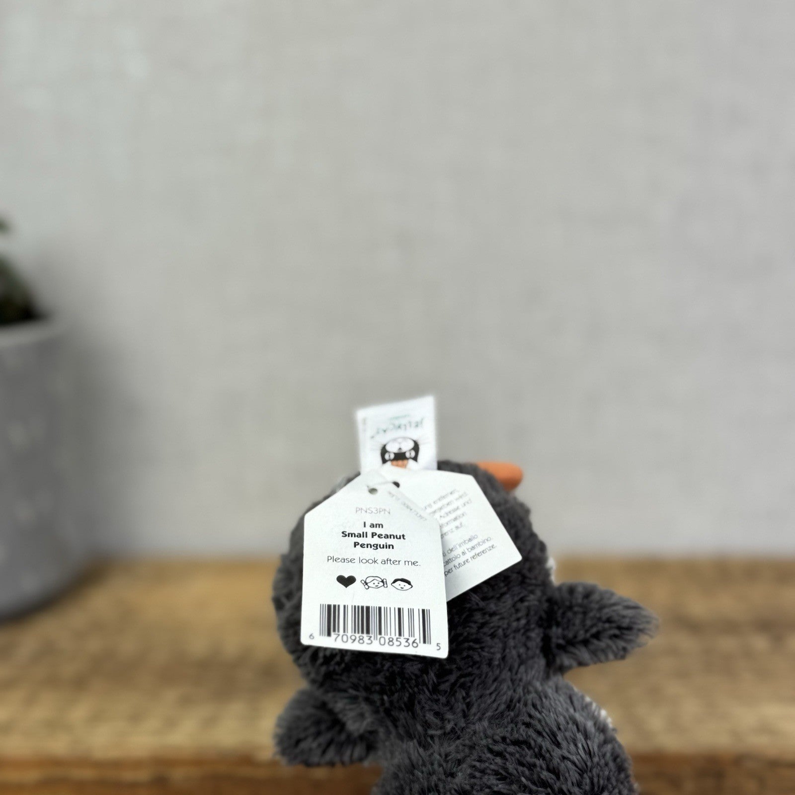 Jellycat Tiny Peanut Penguin - Tiny Penguin Jellycat Soft Toy Plush 4" New Tags