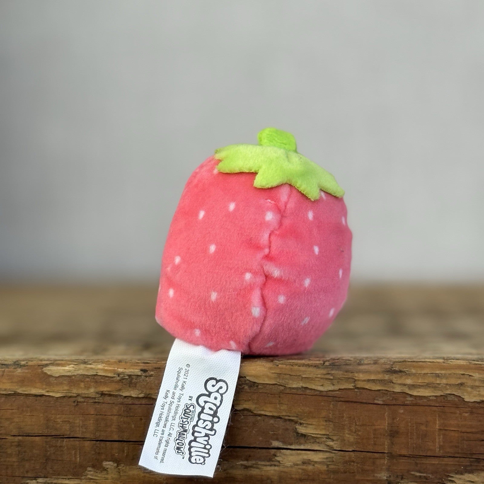 Squishmallow Squishville Fruit Squad - Mini Strawberry Squish Scarlet Mini 2”