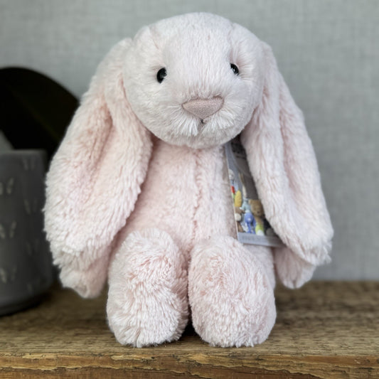 Jellycat Medium Bashful Baby Pink Bunny - Baby Pink Little Jellycat Rabbit 12”